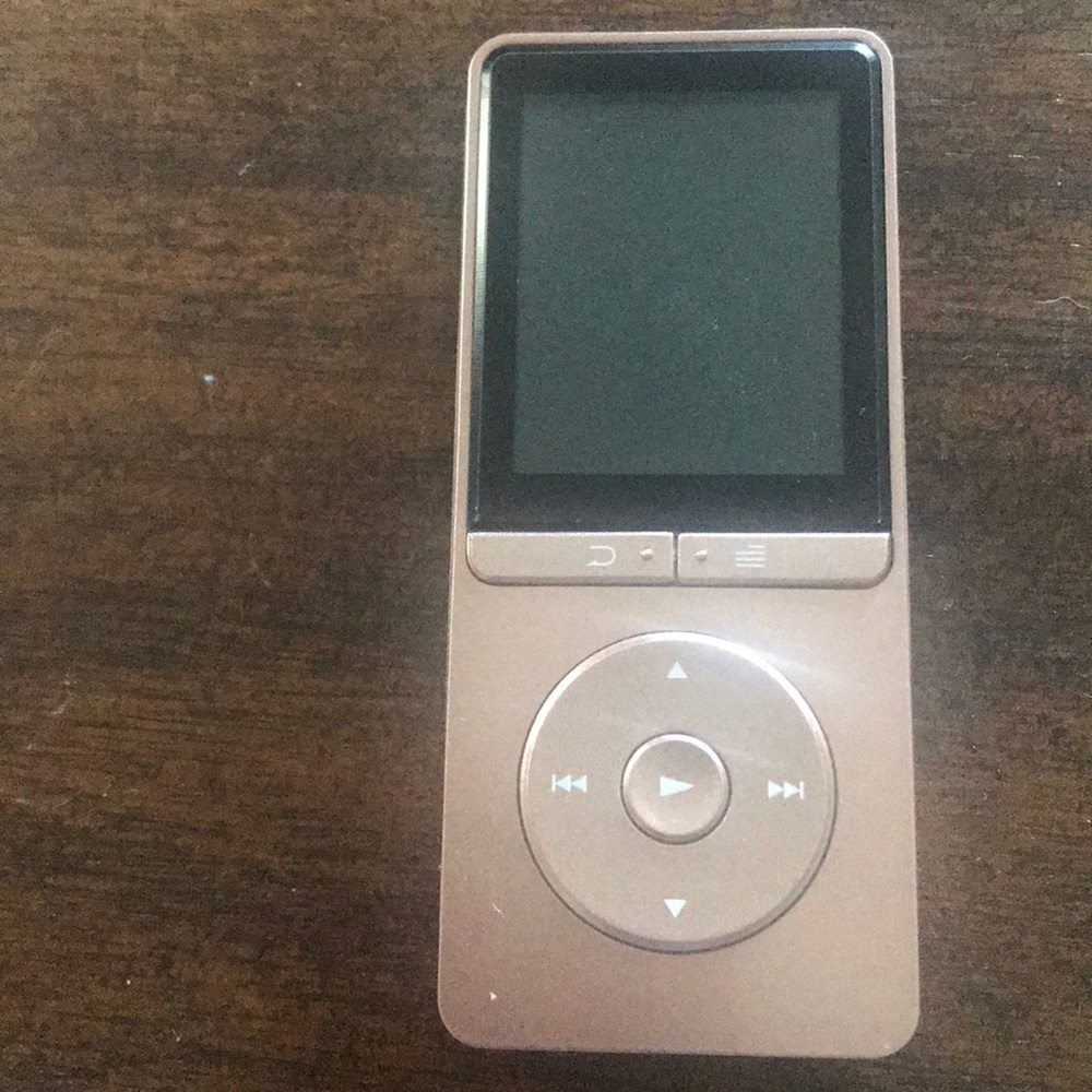 Rose gold IPod